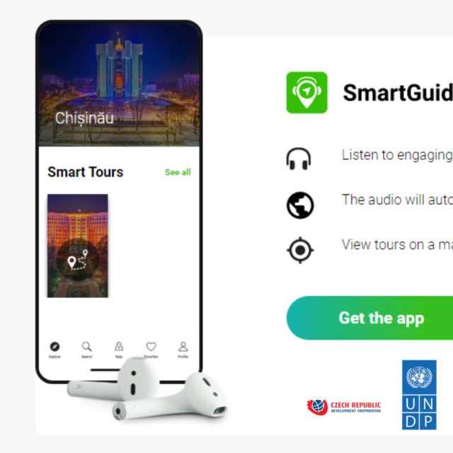 Smart Guide app in Moldova